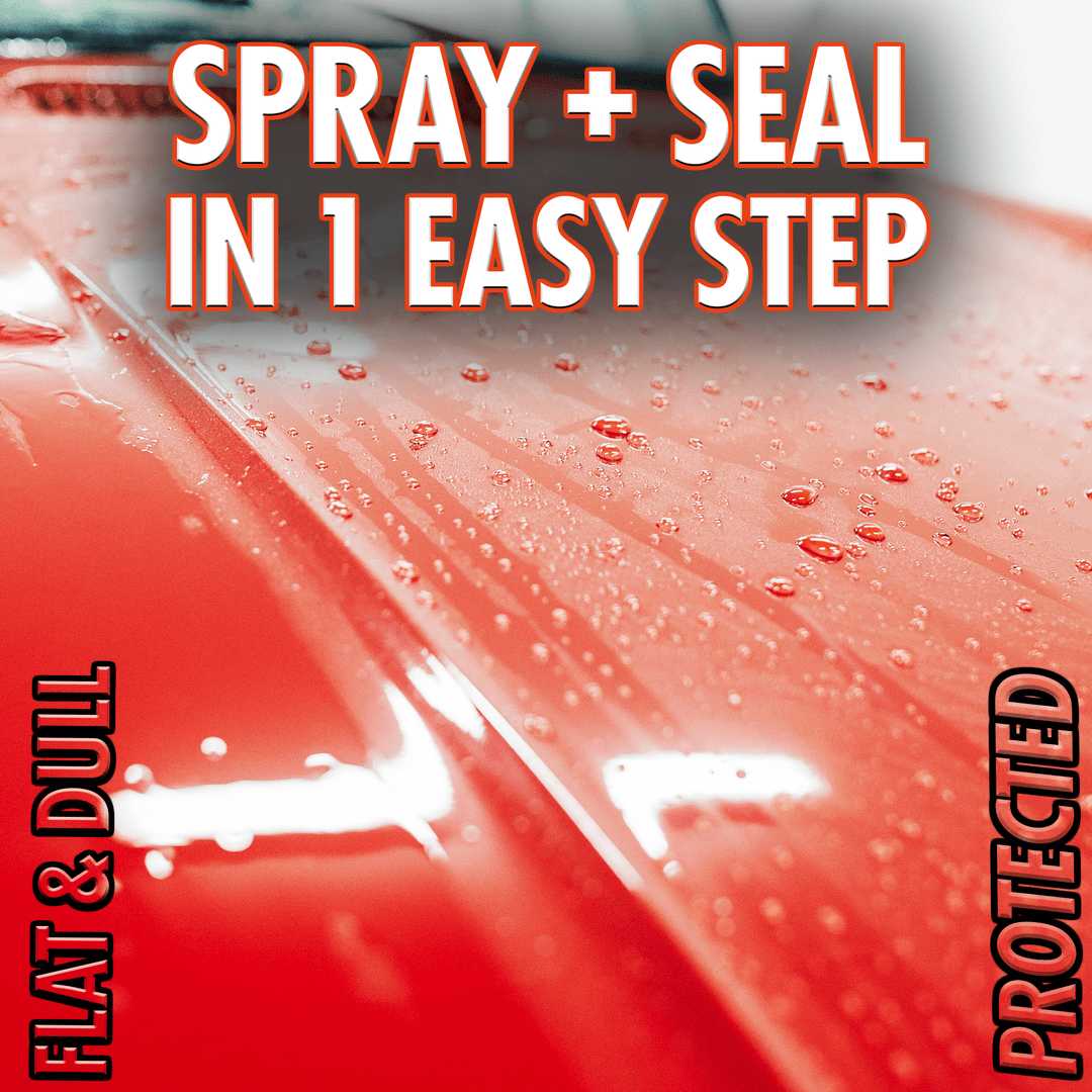 SONAX Spray + Seal in one easy step