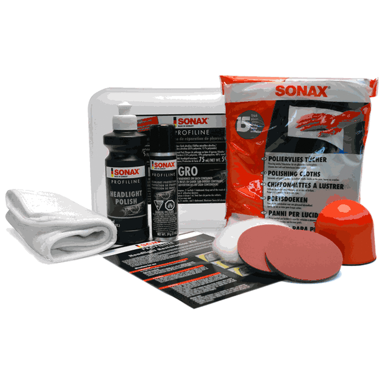 SONAX Profiline Headlight Restoration Kit